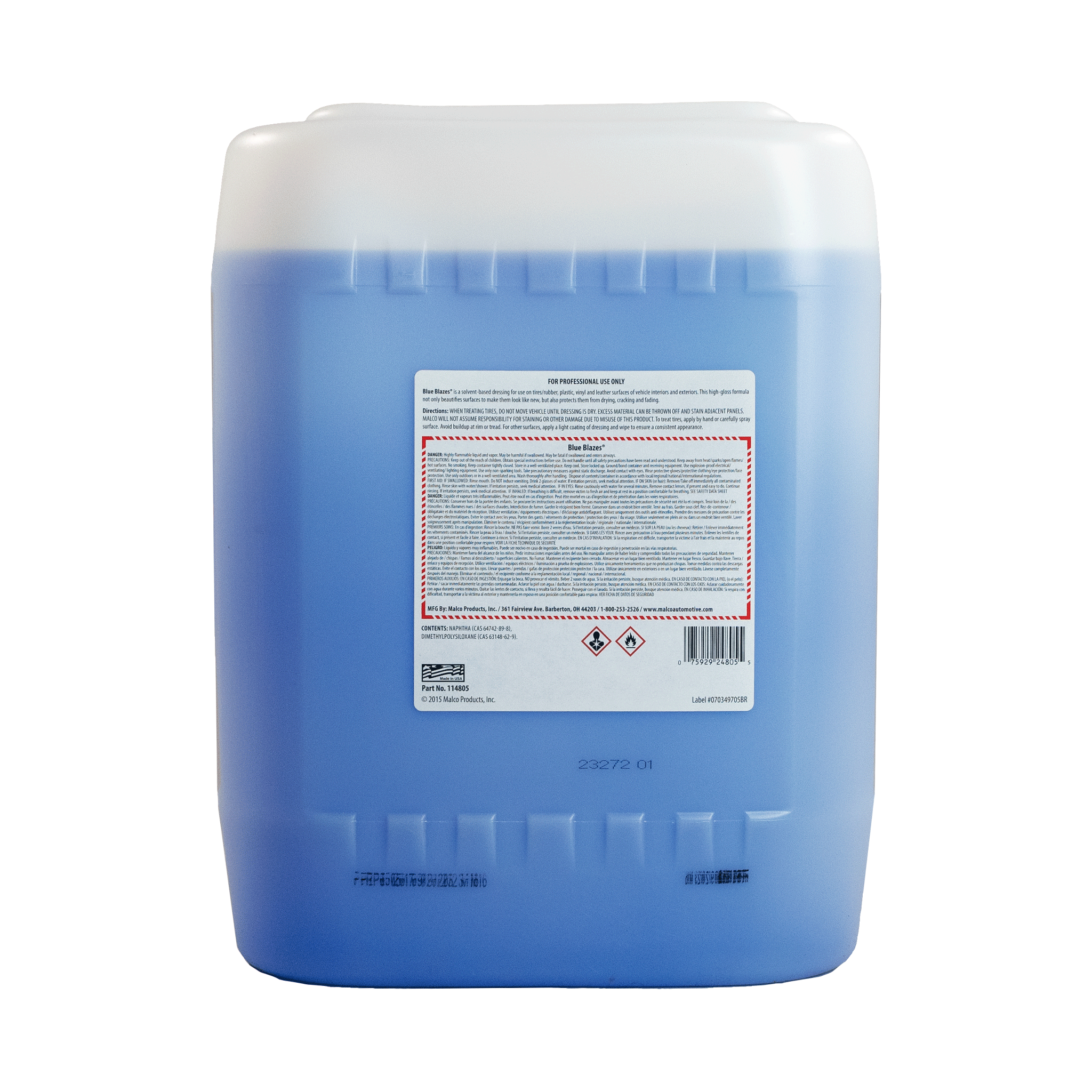 Malco Automotive DIST-ONLY-114805 Blue Blazes® All-purpose Premium Dressing - Non Voc