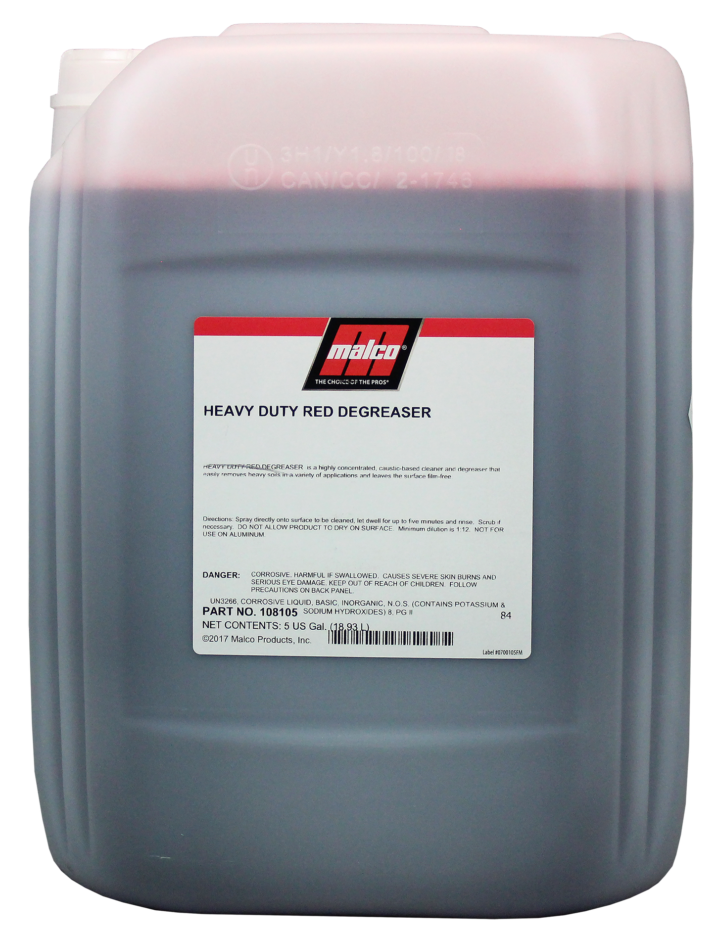 Malco Automotive DIST-ONLY-108105 Heavy Duty Red Degreaser