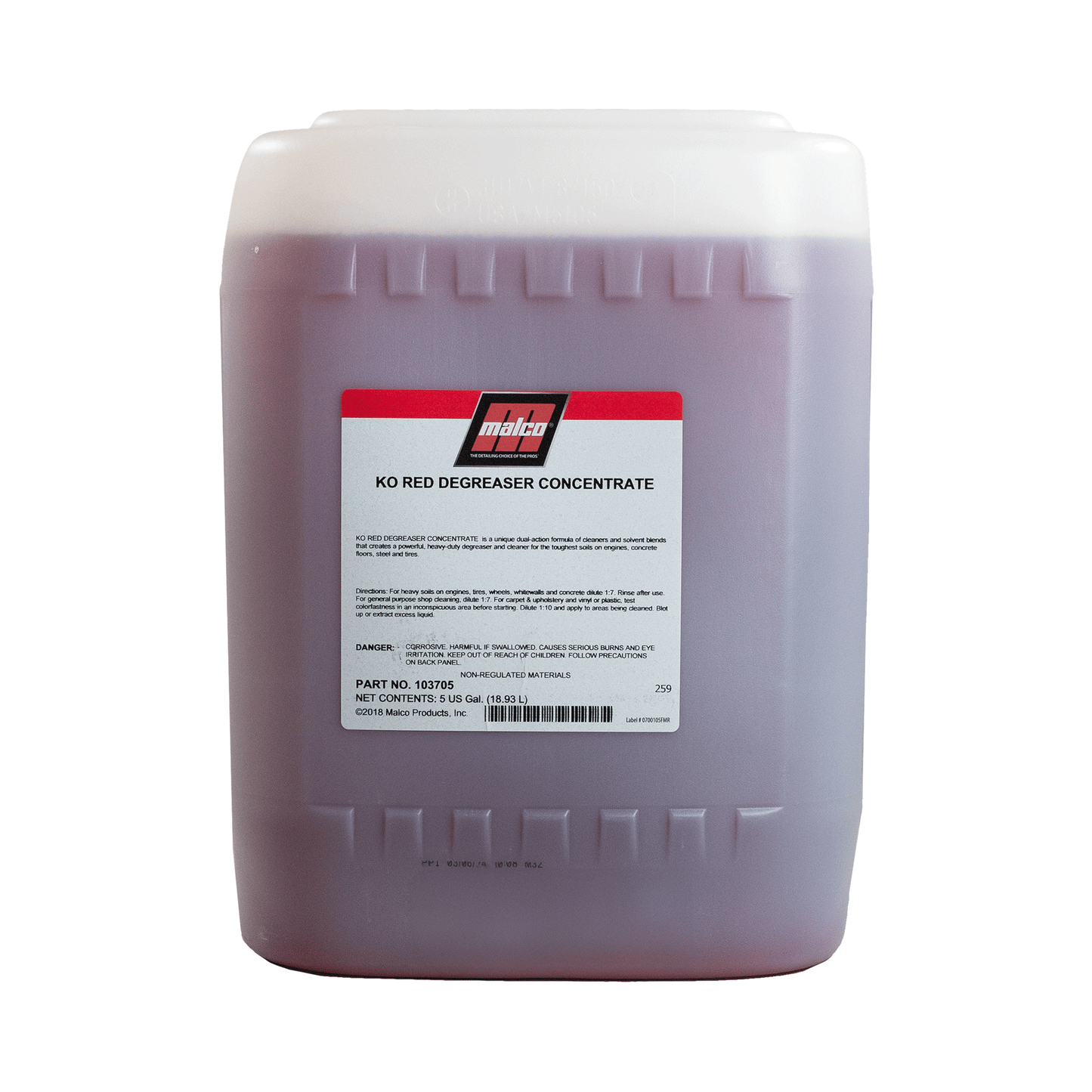 Malco Automotive DIST-ONLY-103705 Ko Red Degreaser Concentrate