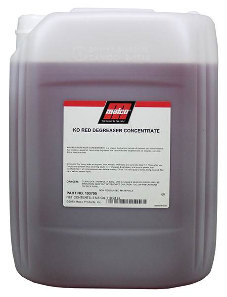 Malco Automotive DIST-ONLY-103705 Ko Red Degreaser Concentrate