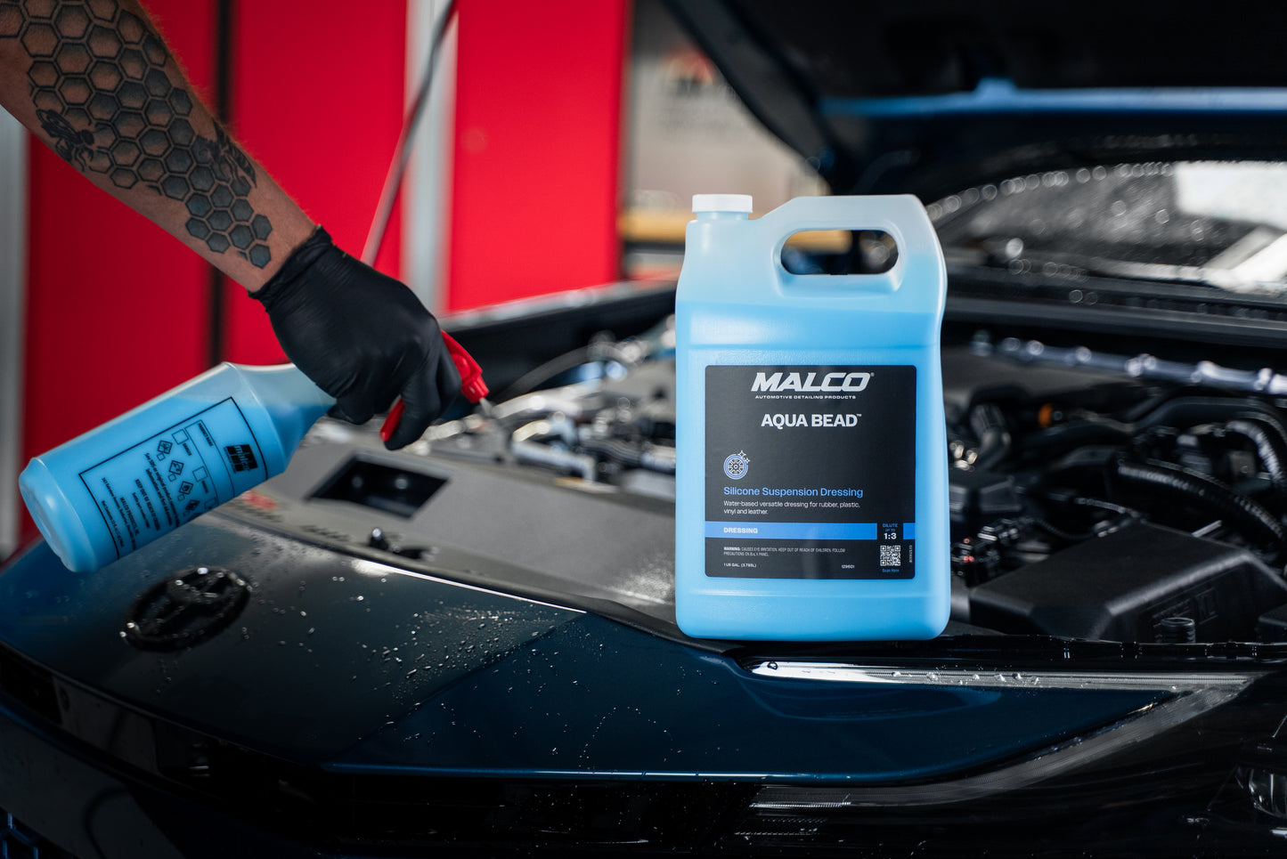 Malco Automotive Aqua Bead™ Silicone Suspension Dressing