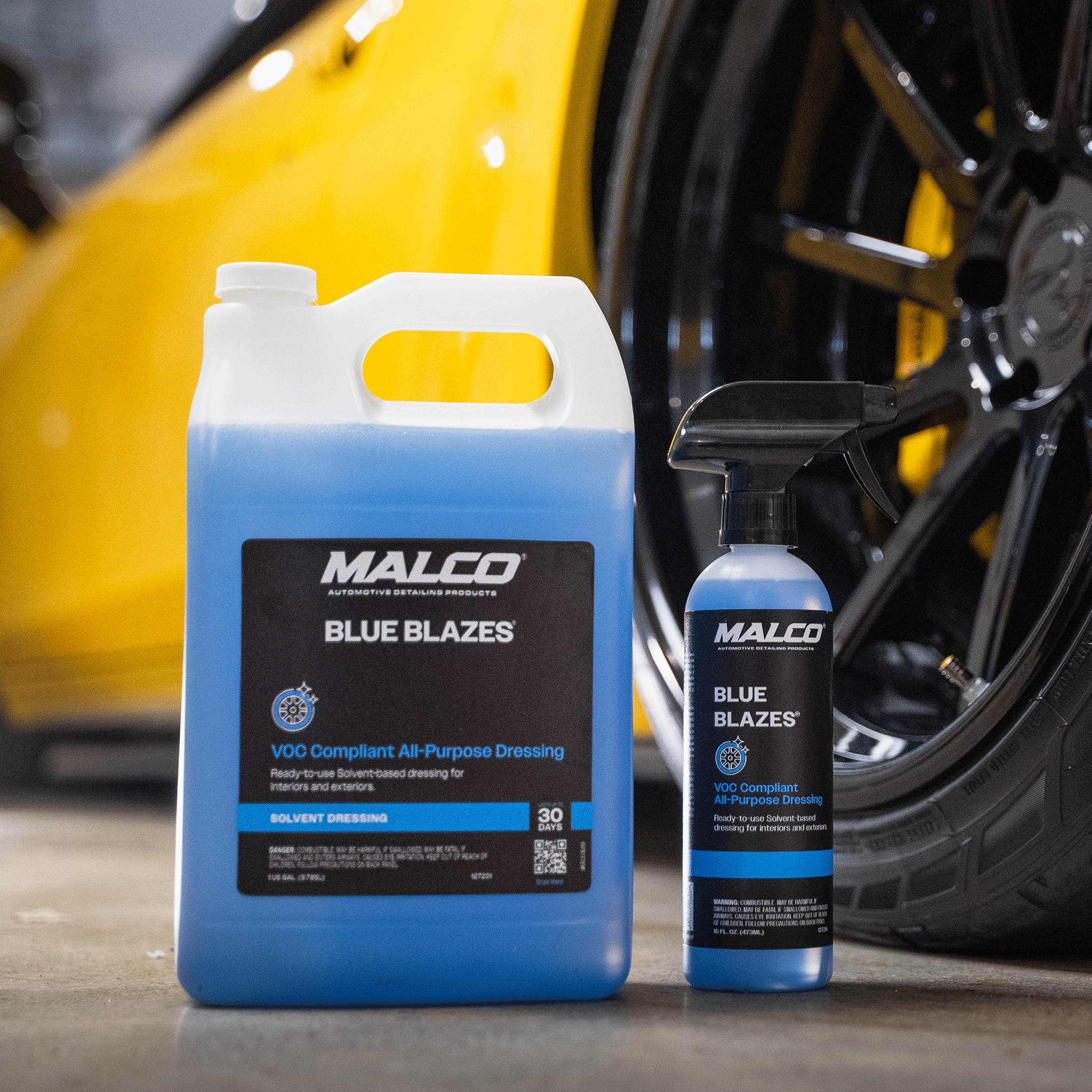 Malco Automotive Blue Blazes™ All-in-one Dressing - Voc