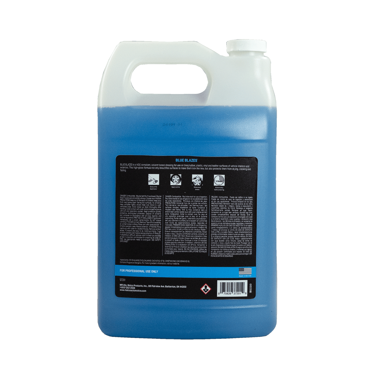 Malco Automotive Blue Blazes™ All-in-one Dressing - Voc