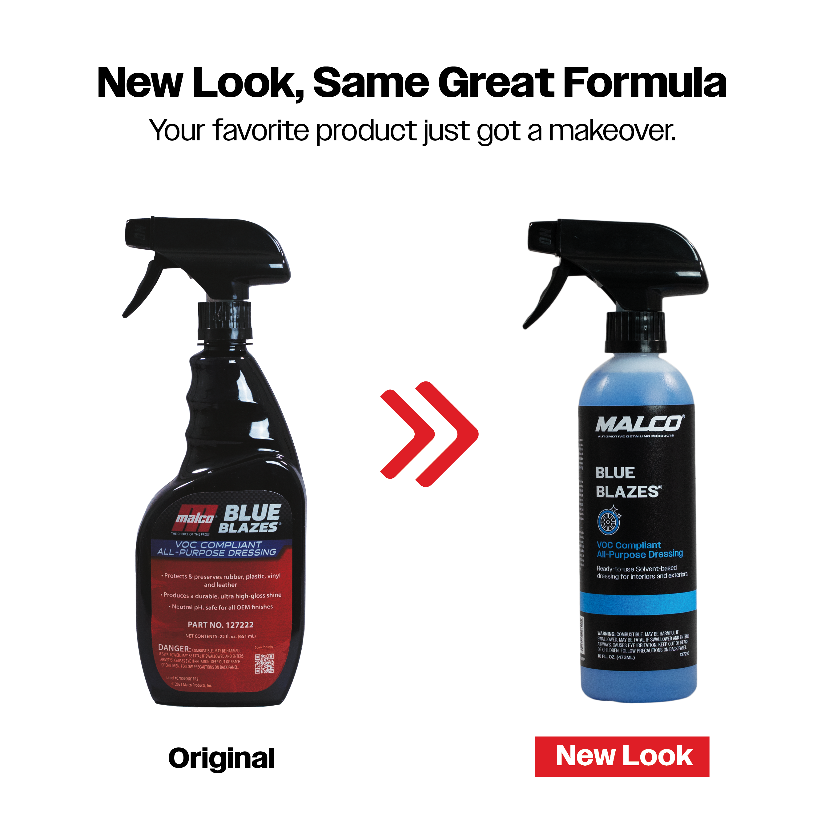 Malco Automotive Blue Blazes™ All-in-one Dressing - Voc