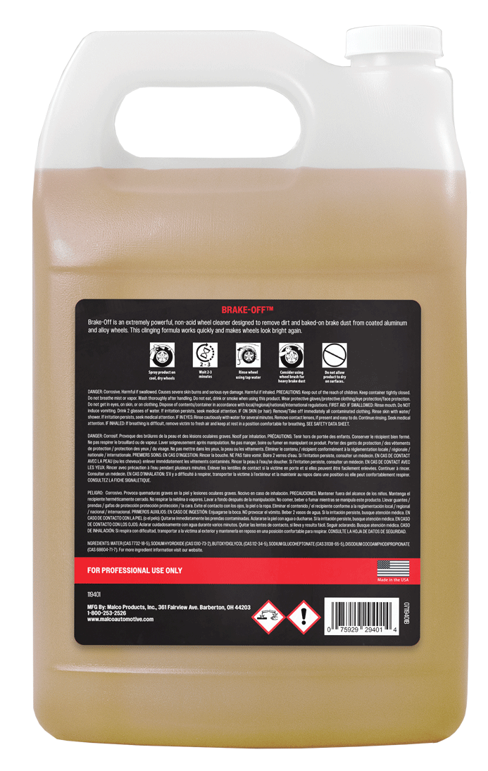 Malco Automotive Brake-off™ Non-acid Wheel Cleaner