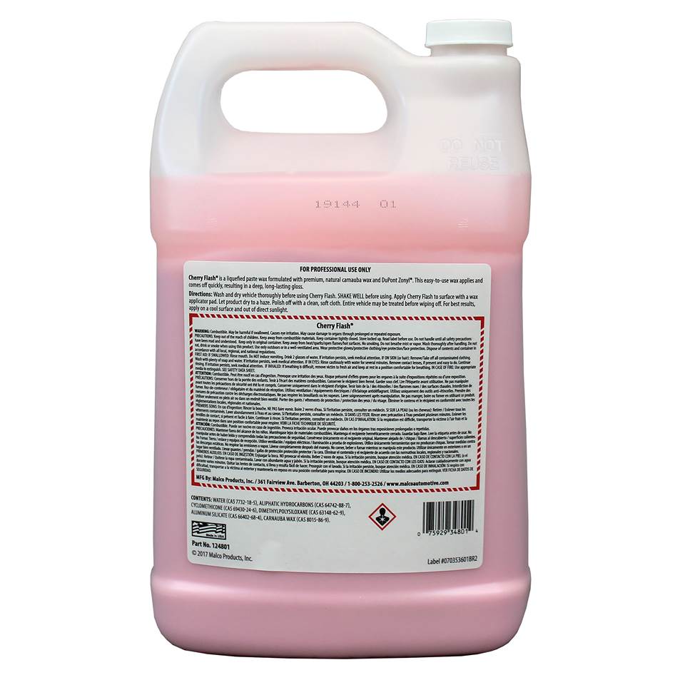 Malco Automotive Cherry Flash® Liquid Paste Wax