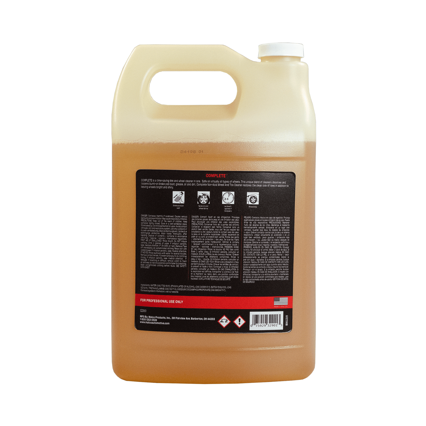 Malco Automotive Complete™ Wheel & Tire Cleaner Non-acid Formula
