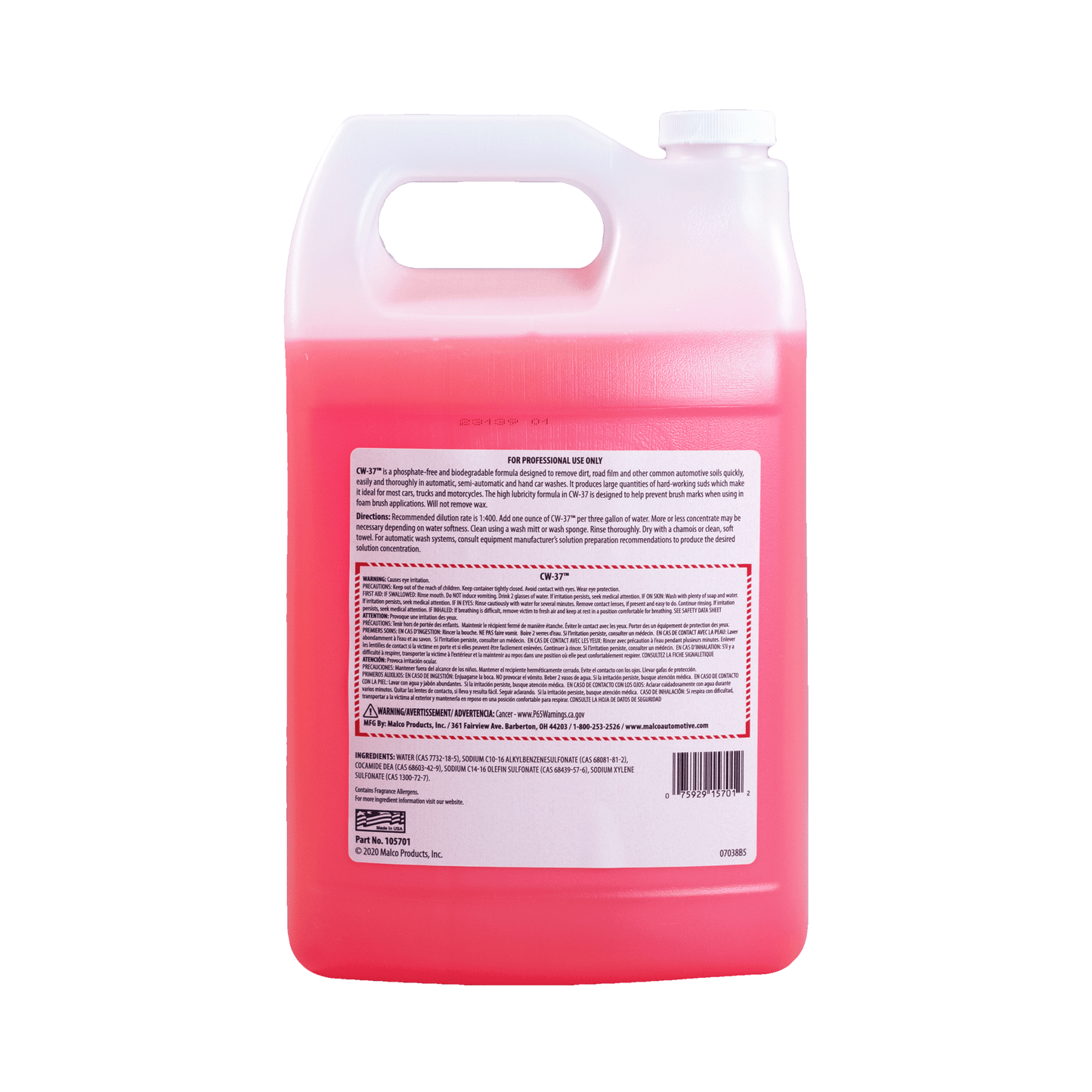 Malco Automotive Cw-37™ Premium Car & Truck Wash Concentrate