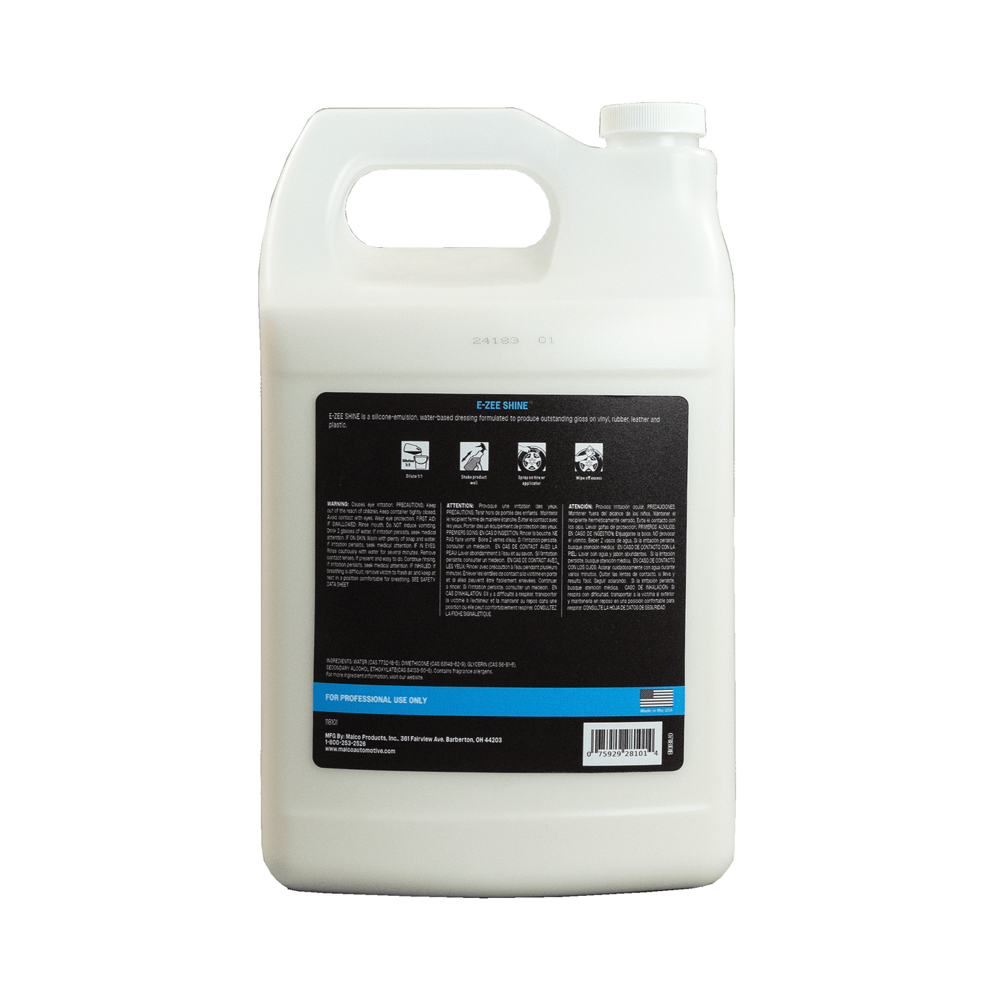 Malco Automotive E-zee Shine™ Premium Dressing