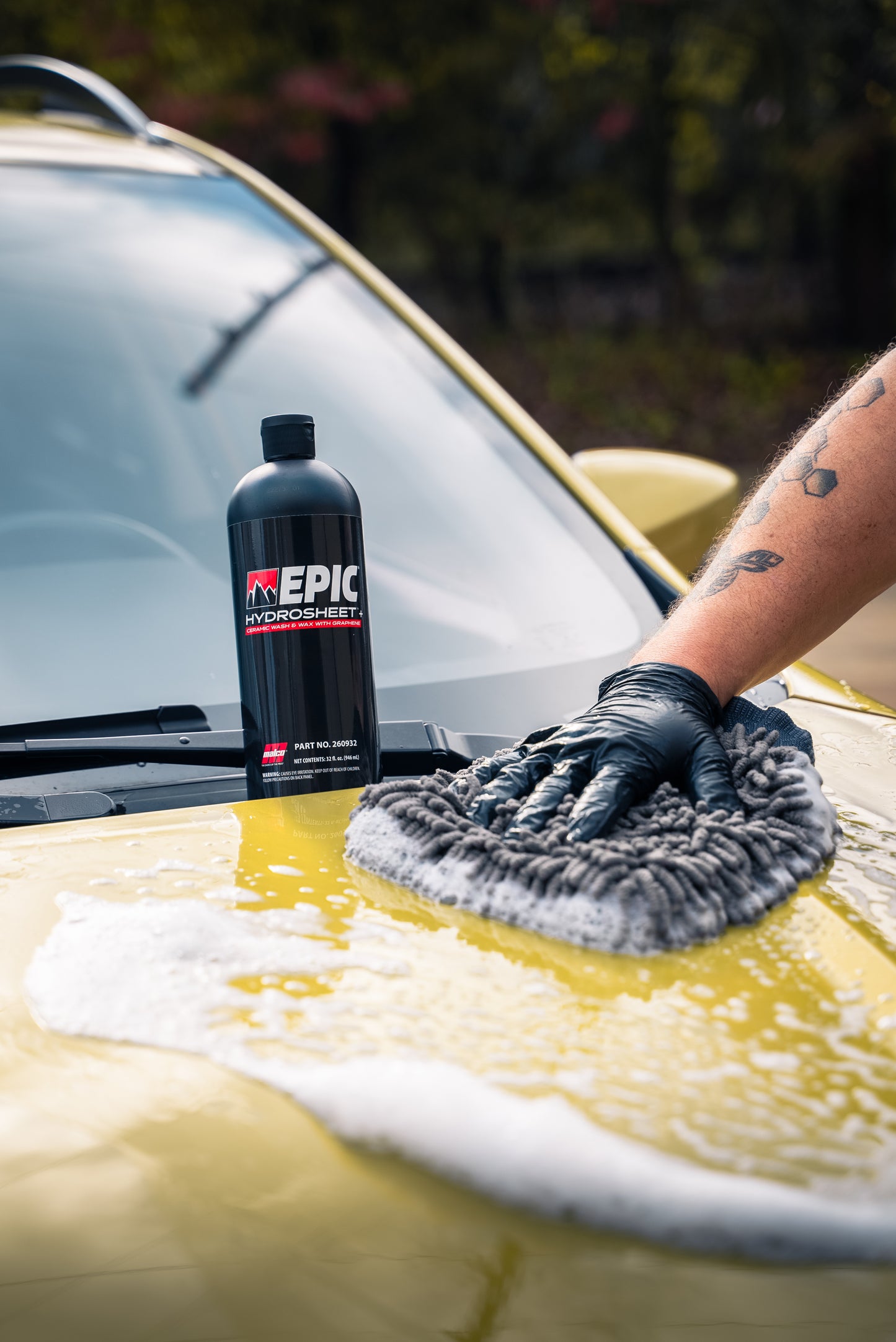 Malco Automotive Epic® Hydrosheet Graphene Wash And Wax