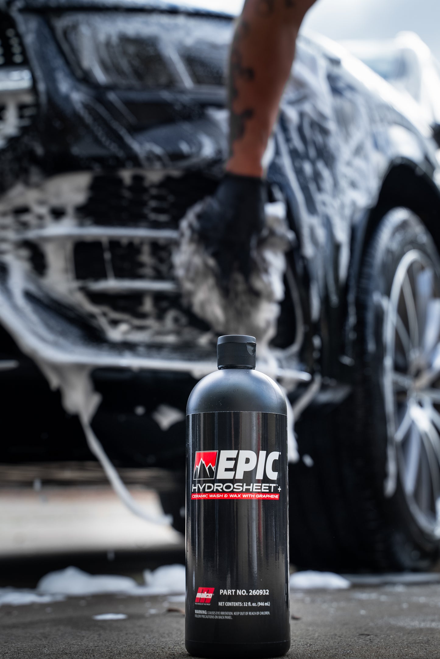 Malco Automotive Epic® Hydrosheet Graphene Wash And Wax