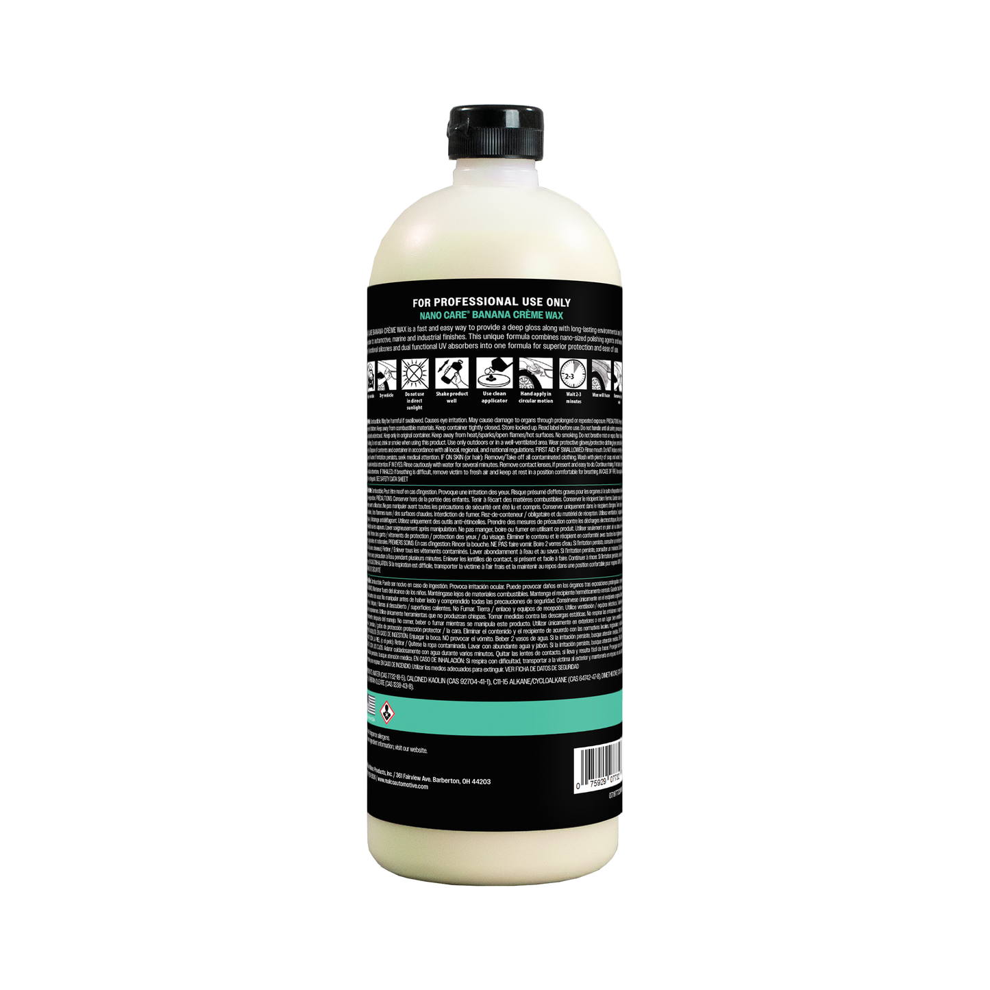 Malco Automotive Nano Care® Banana Creme Wax