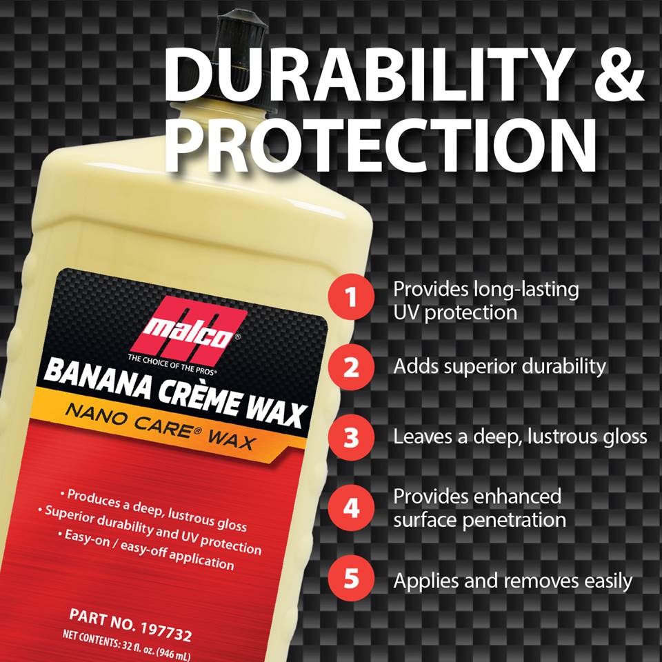 Malco Automotive Nano Care® Banana Creme Wax