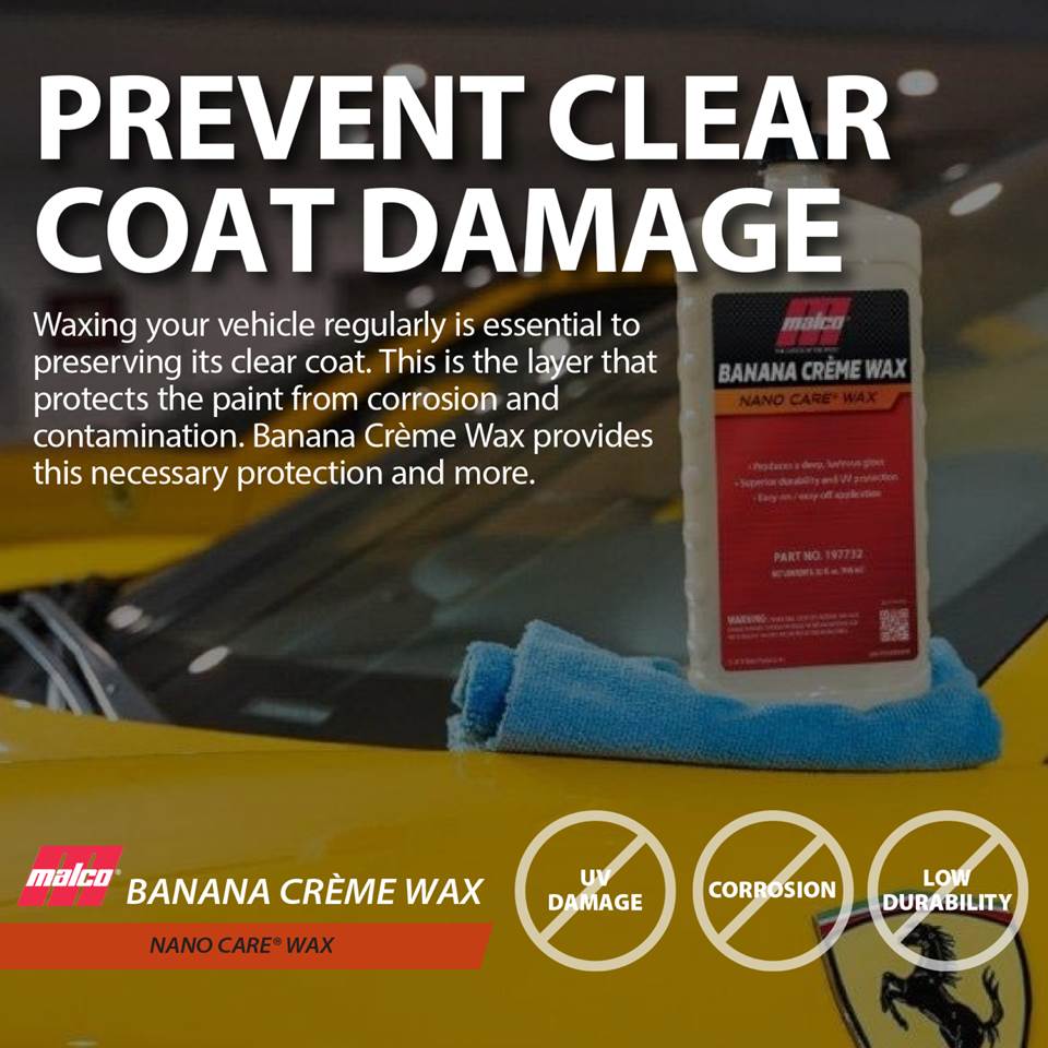 Malco Automotive Nano Care® Banana Creme Wax