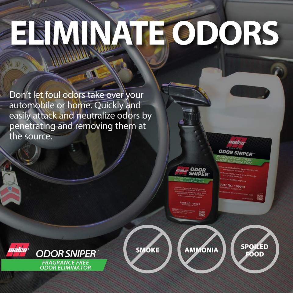 Malco Automotive Odor Sniper™ Fragrance-free Odor Eliminator