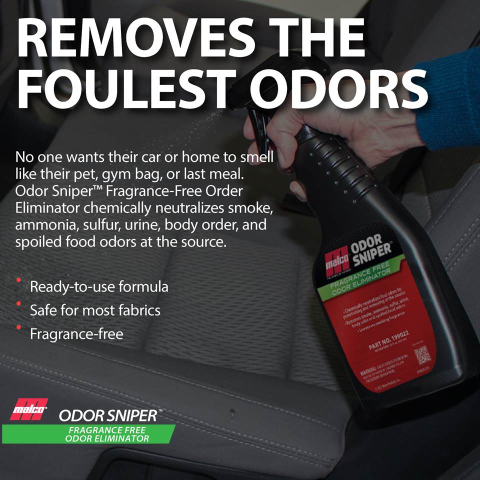 Malco Automotive Odor Sniper™ Fragrance-free Odor Eliminator