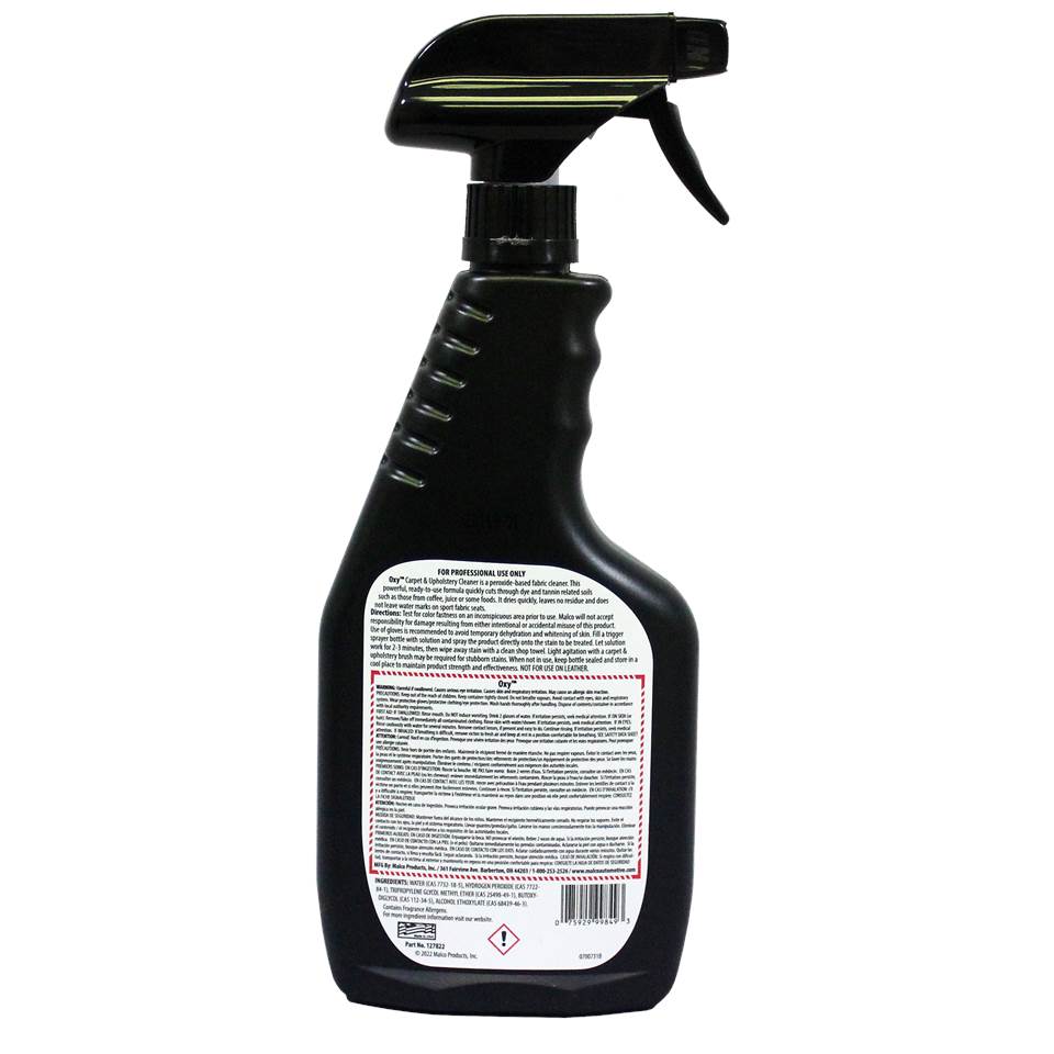 Malco Automotive Oxy™ Carpet And Upholstery Cleaner