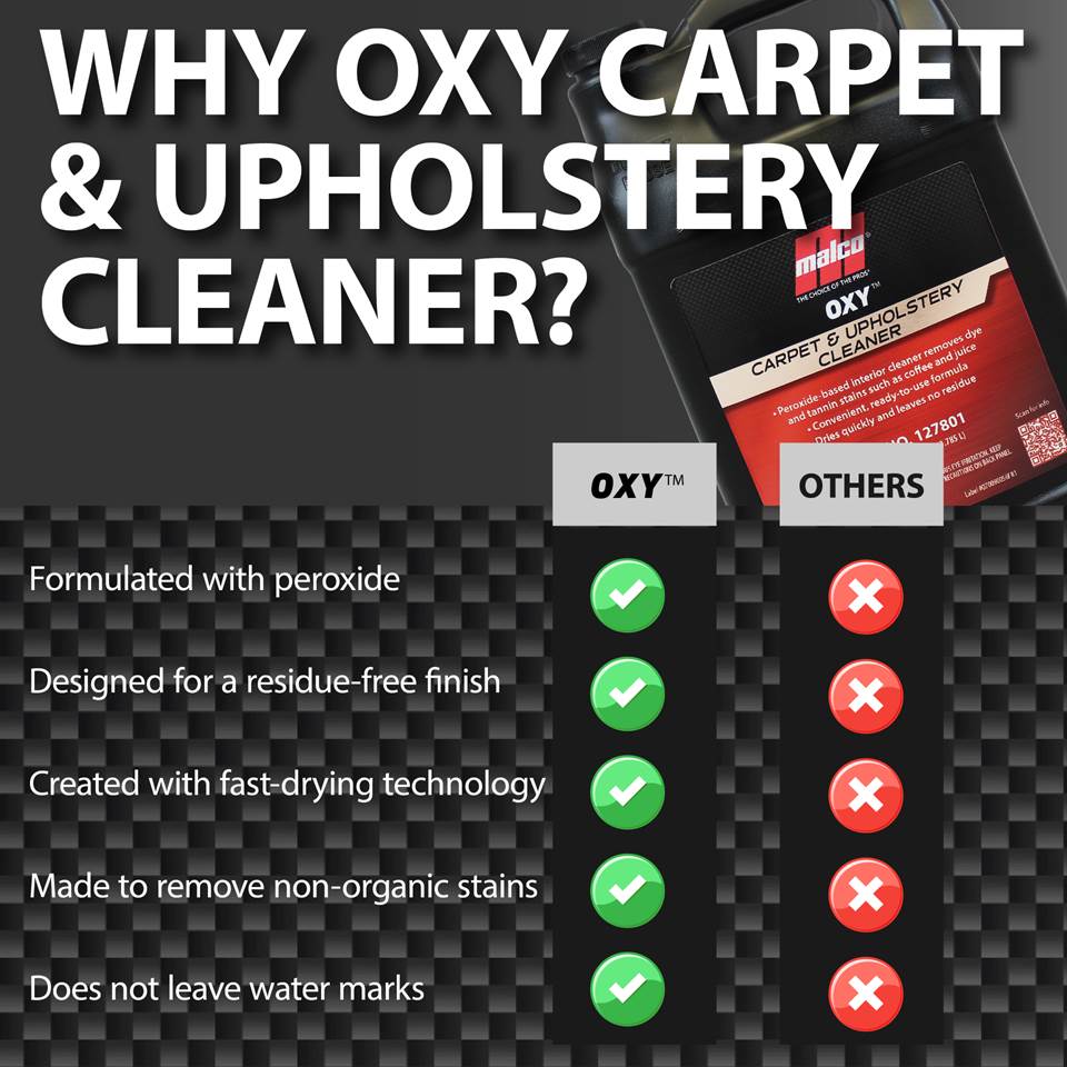 Malco Automotive Oxy™ Carpet And Upholstery Cleaner