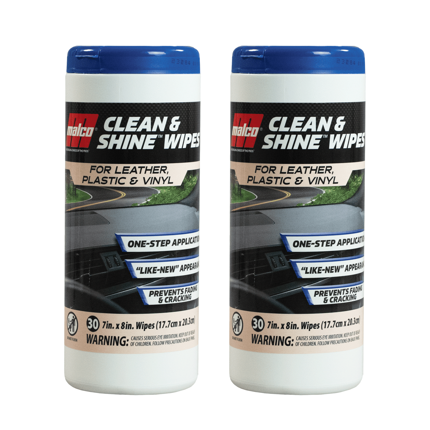 Malco Automotive 261830PK2 Clean & Shine™ Wipes