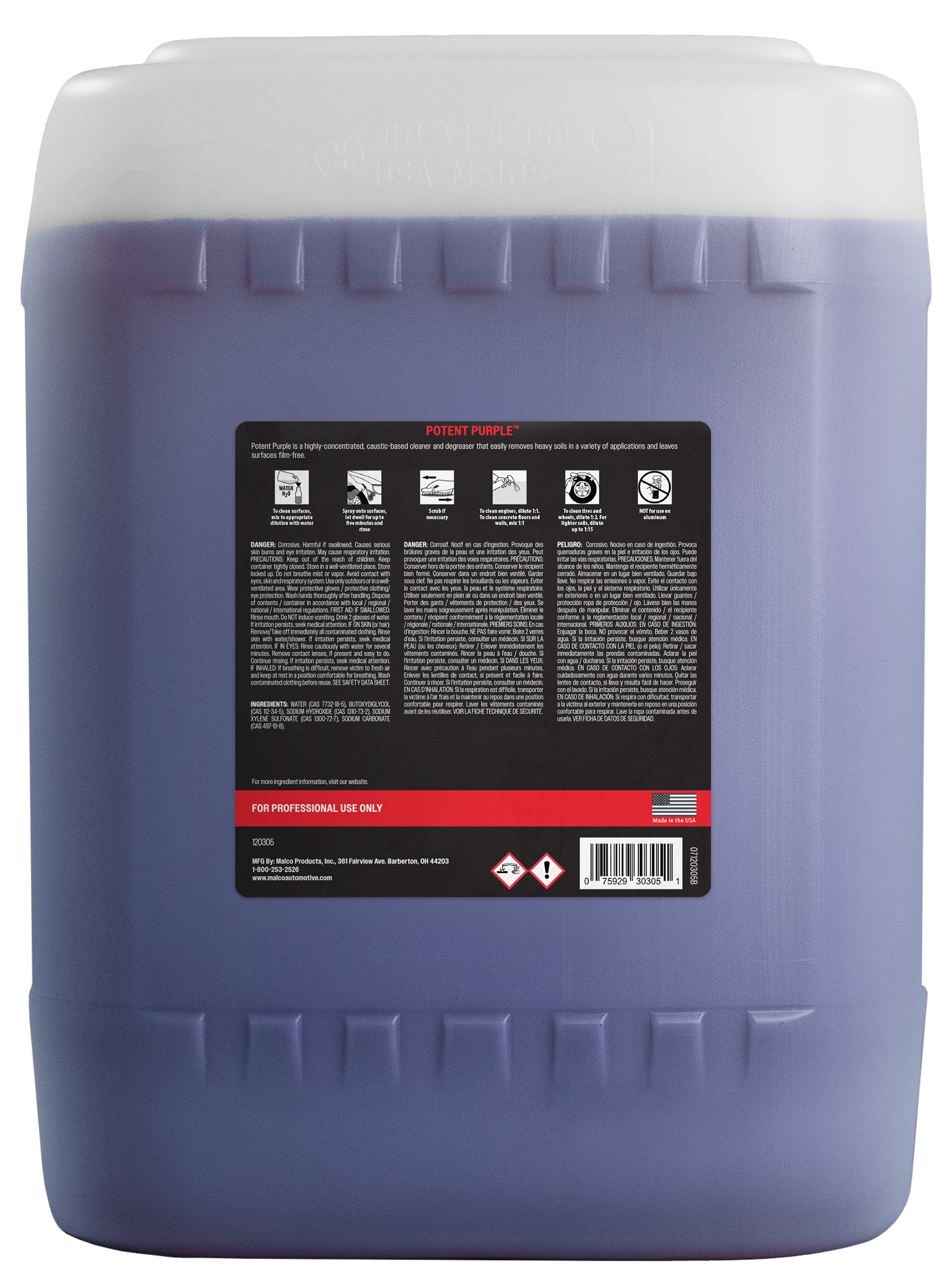 Potent Purple™ Super Duty Degreaser – Malco Automotive Potent Purple™ Super Duty Degreaser – Malco Automotive