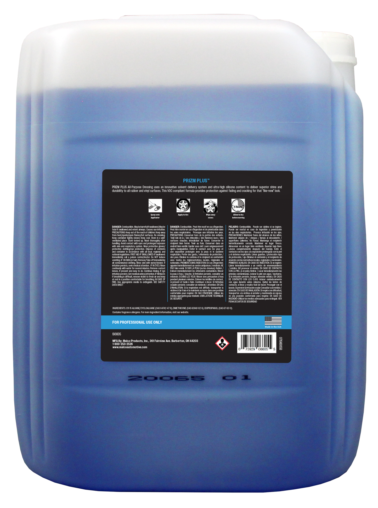 Malco Automotive Prizm™ Plus All-purpose Dressing