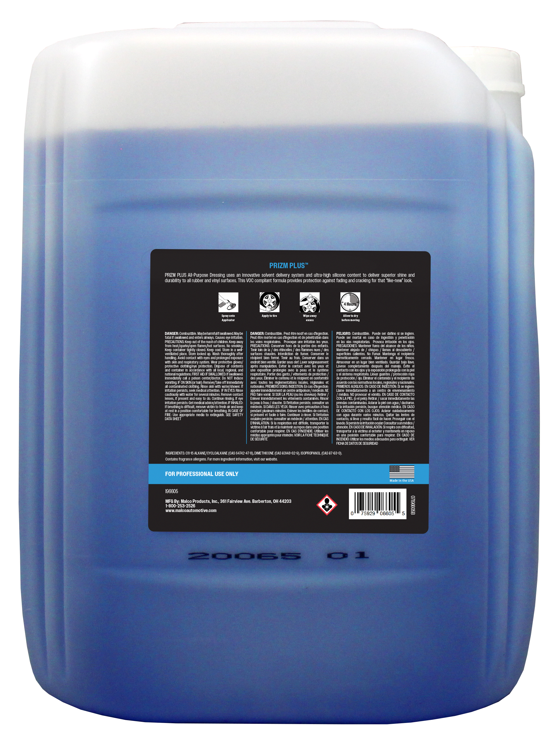Malco Automotive Prizm™ Plus All-purpose Dressing