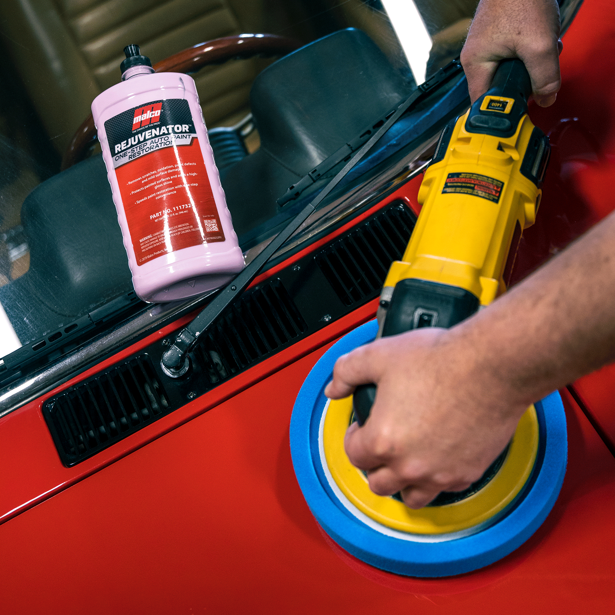 Malco Automotive Rejuvenator™ One-step Auto Paint Restoration