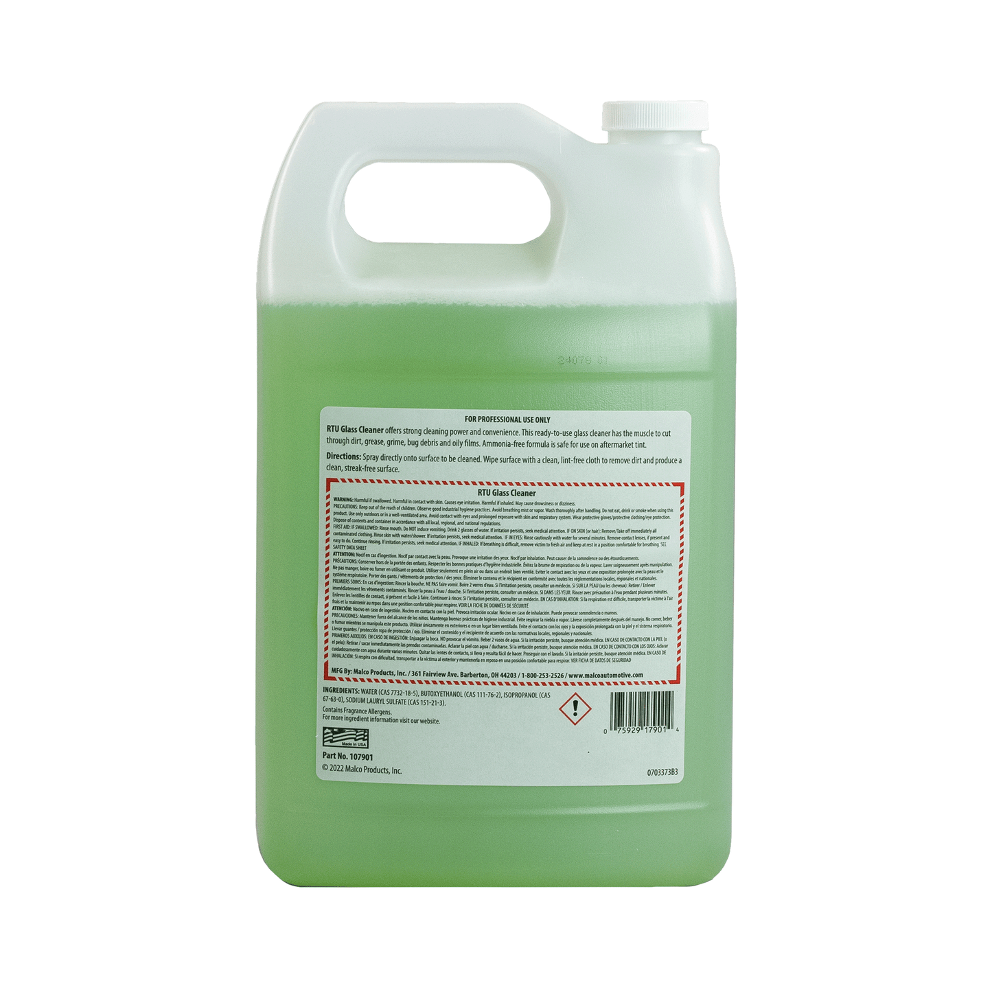 Malco Automotive Rtu Glass Cleaner