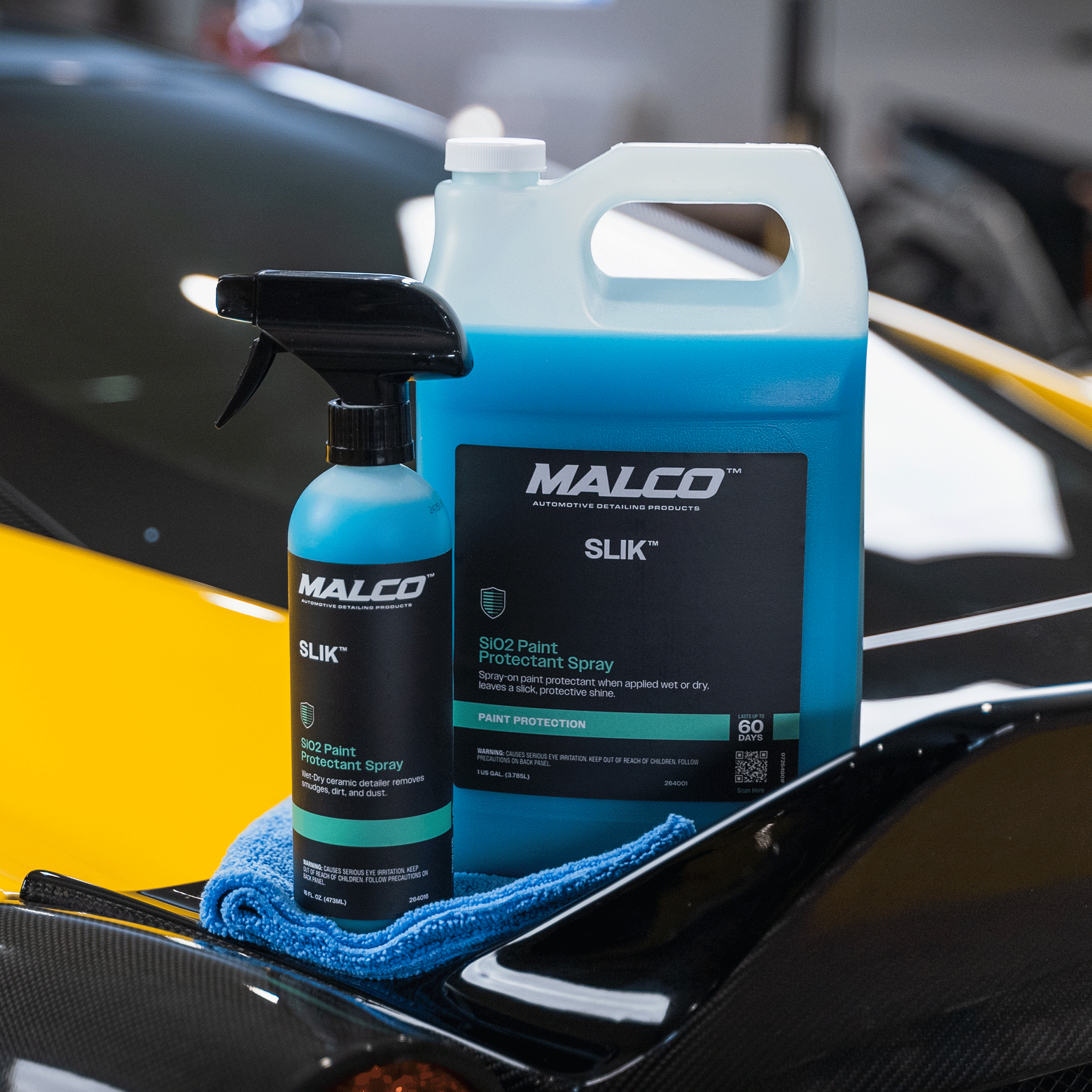 Sio2 Boost Spray SLIK™ SiO2 Paint Protectant Spray – Malco Automotive