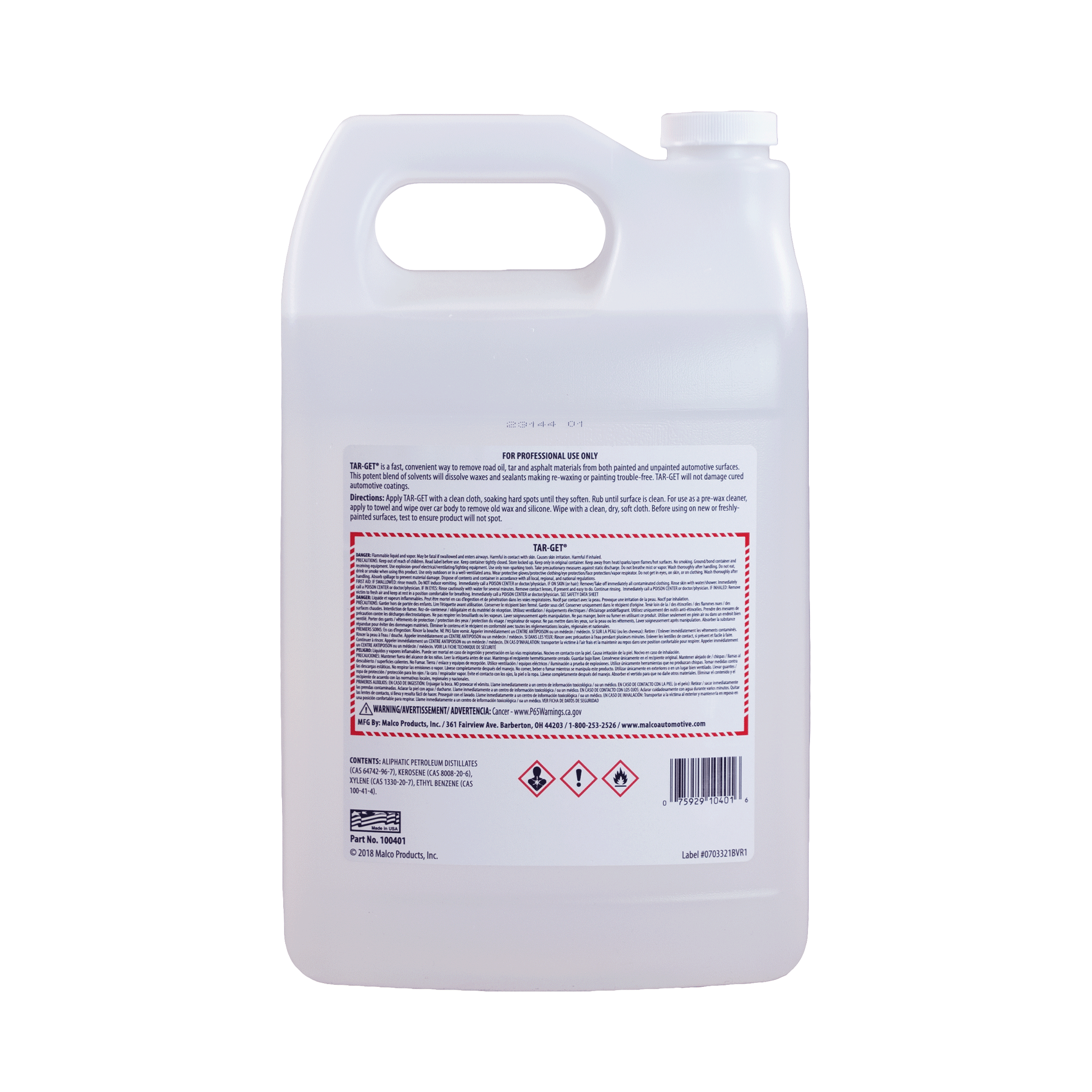 Malco Automotive Target® Tar, Wax And Grease Remover