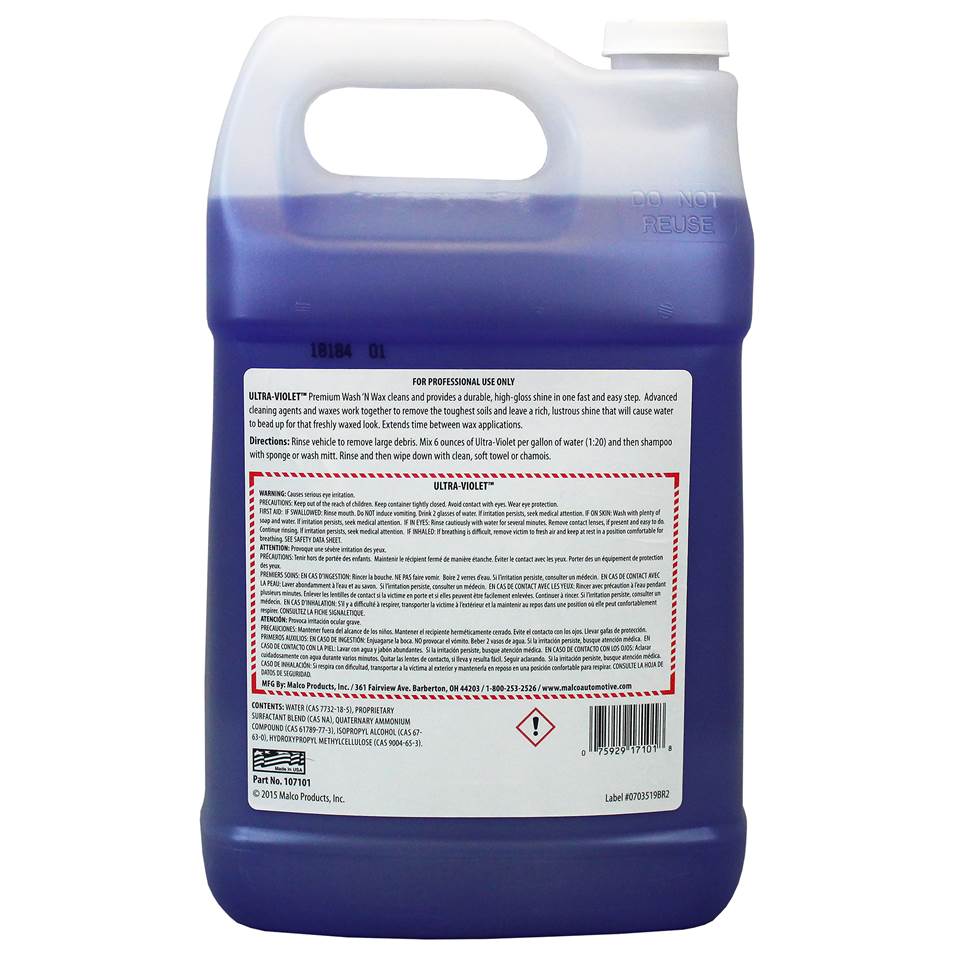 Malco Automotive Ultra-violet™ Premium Wash & Wax