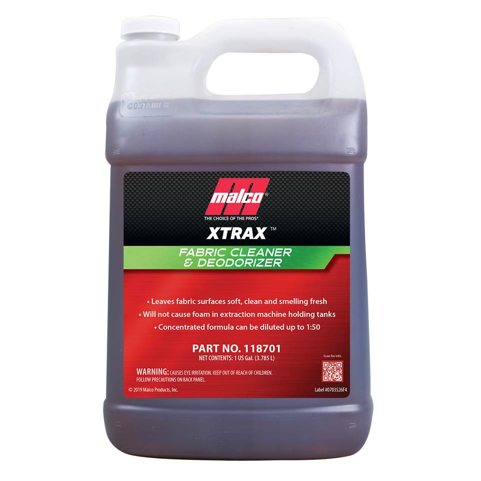 Malco Automotive Xtrax™ Liquid Fabric Cleaner & Deodorizer