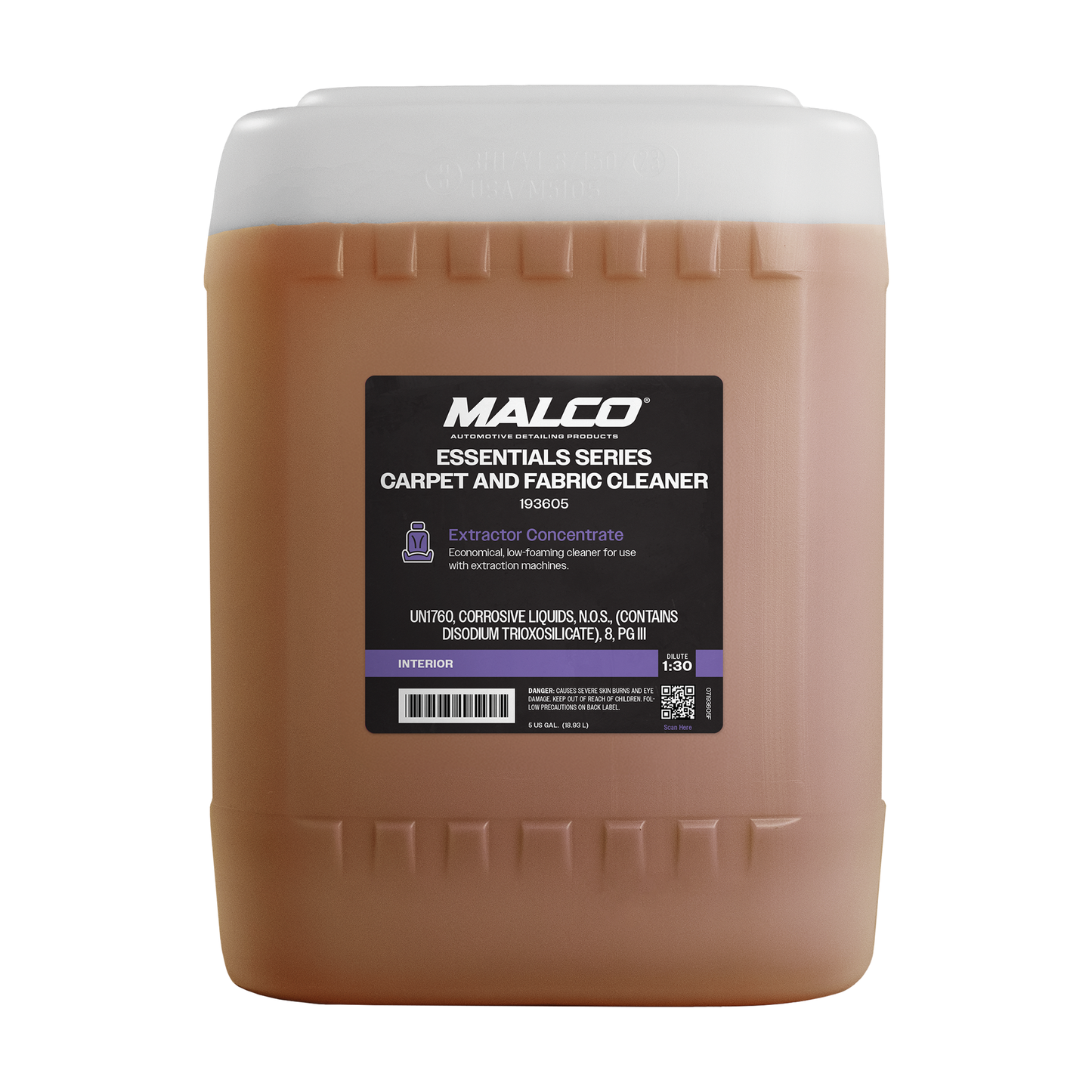 Malco Automotive Essentials Series Carpet And Fabric Cleaner