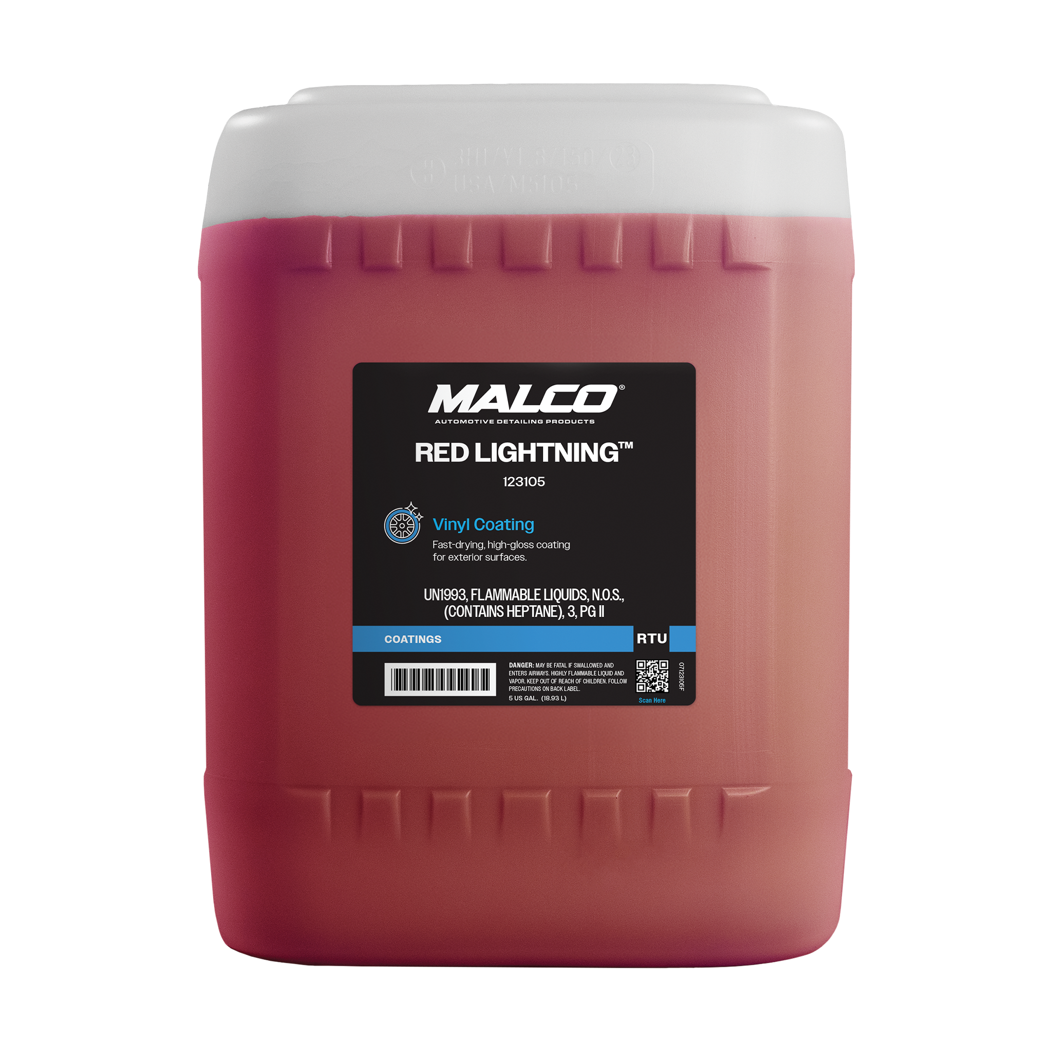 Malco Automotive Red Lightning ™ Vinyl Coating
