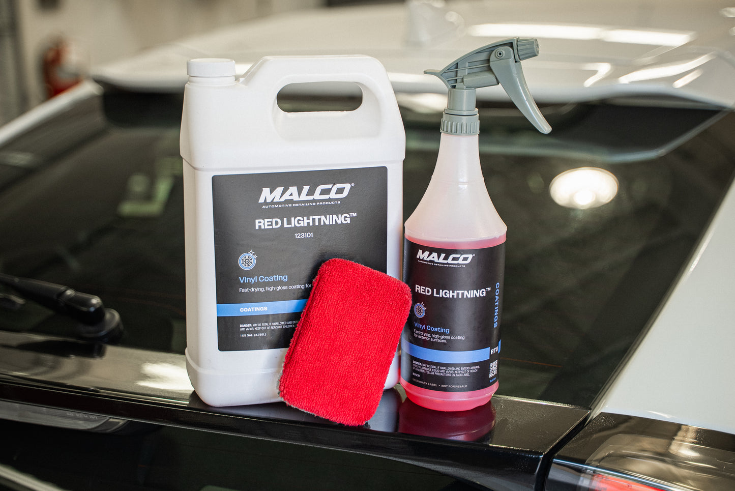Malco Automotive Red Lightning ™ Vinyl Coating